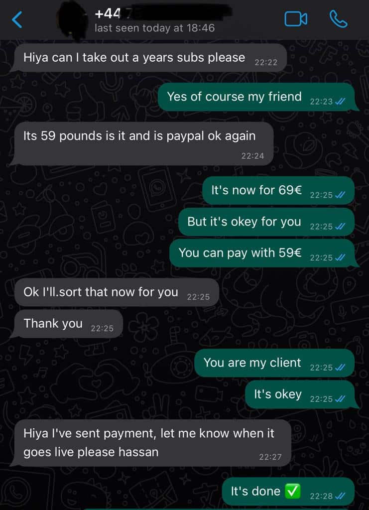 testimonial